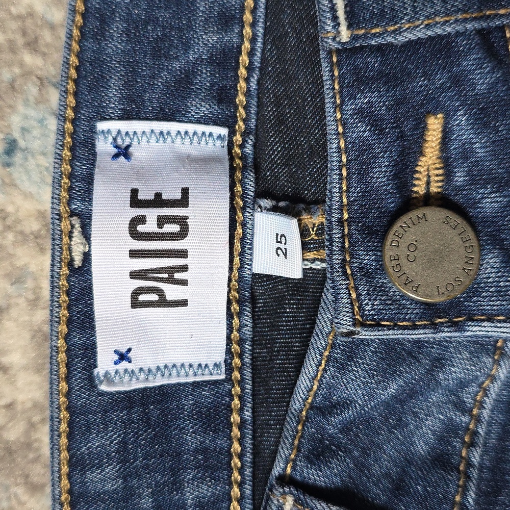 PAIGE Women's Size 25 Verdugo Ankle Skinny Denim Jeans‎ - Picture 2 of 6